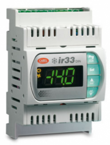 Контроллер CAREL IR33 universal (DN33B9MR20) монтаж на DIN-рейку