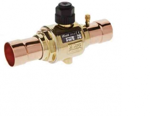 Шаровый вентиль со впаянным сервисным вентилем Шредера Castel 6570(6590)/11A