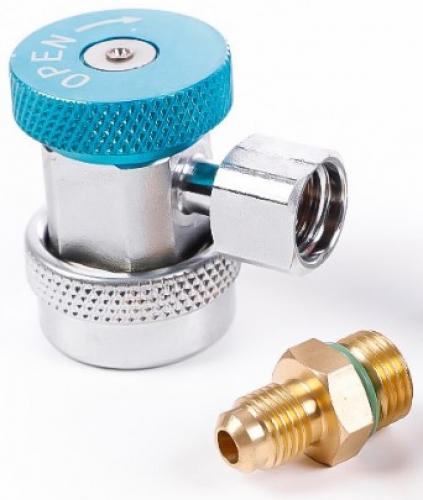 Муфта авто a/c R134a c вентилем Zengo QC-L