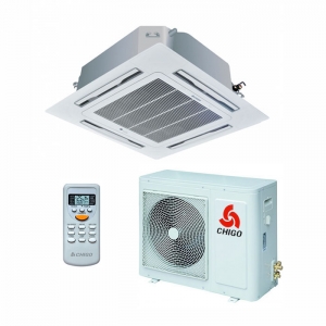 Кондиционер Chigo CCB-12HR1-C/COU-12HR1-C/SP-S052 (COMPACT) кассетного типа ON/OFF  -7°C  Гарантія 3 роки 