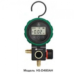 Манометрический цифровий колектор (HP) HONGSEN HS-D480AH-36 ''(R134a, 1234yf, 404A, 410A, 600A и др.)