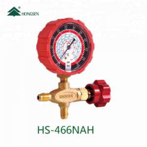 Манометрический колектор (HP) HONGSEN HS-466NAH (R410, 22, 134a, 404A, гумове покриття)
