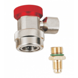 Муфта швидкознімна HONGSEN HS-MH-14x1.5 з адаптером (1/4SAE-зовнішня, R134a)