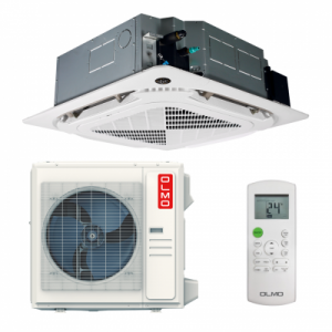 Кондиционер OLMO OSH-IT36HRK4/OSH-IOU36HRK4+IN-NP INVERTOR R32 кассетного типа
