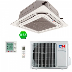Кондиционер Cooper&Hunter CH-IC140RK/CH-IU140RM R32 INVERTER (с дренажным насосом) кассетного типа