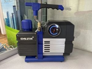 Вакуумний насос інтелект. 1 ст. DSZH WK-2S (71л/хв, 1/4HP, 2Па/60мкм, 1/4''&3/8''SAE, R32,290,1234YF)