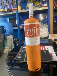 Фреон R600A Китай багаторазовий з краном ( 420г) 